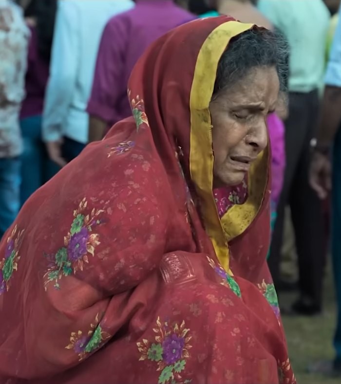 Usha Nadkarni as Janabai Rathod, a still from the film